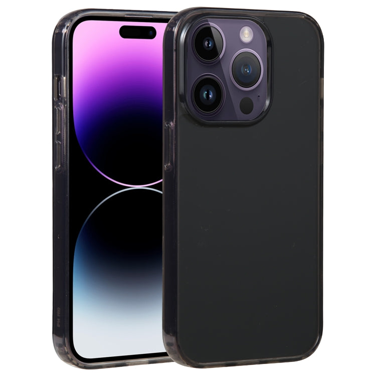 For iPhone 14 Pro Max GEBEI Acrylic Phone Case(Transparent Black) - iPhone 14 Pro Max Cases by GEBEI | Online Shopping South Africa | PMC TechLife | Buy Now Pay Later Mobicred