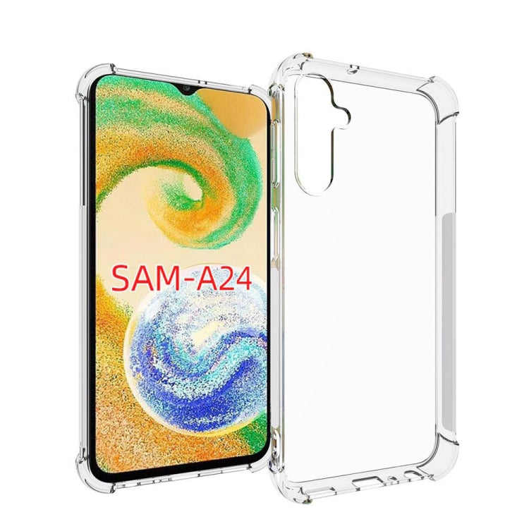For Samsung Galaxy A24 Shockproof Non-slip Thickening TPU Phone Case(Transparent) - free shipping - PMC TechLife - Order now!