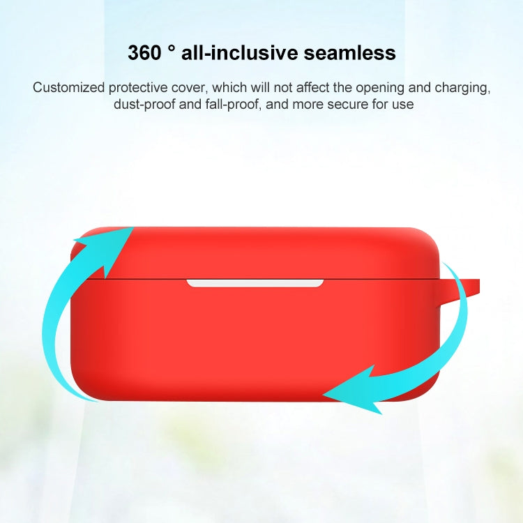 For OnePlus Buds Ace Bluetooth Earphone Silicone Protective Case(Red) - Other Earphone Case by PMC TechLife | Online Shopping South Africa | PMC TechLife