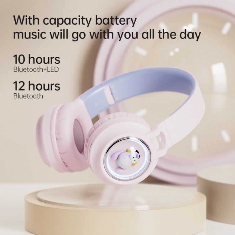 Q1 Headphones Monster Kids Over-Ear Bluetooth Earphones(Blue) - Headset & Headphone by PMC TechLife | Online Shopping South Africa | PMC TechLife