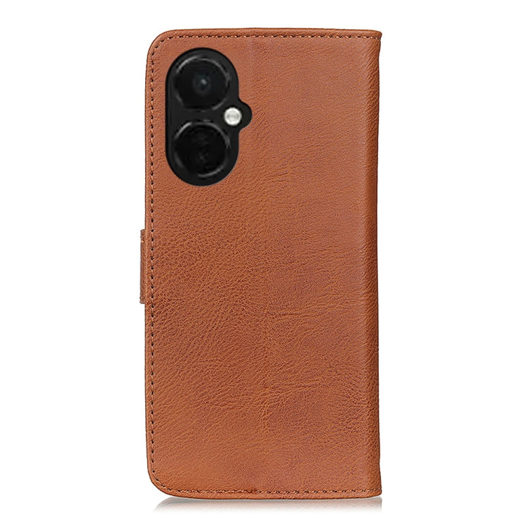 For OnePlus Nord CE 3 Lite KHAZNEH Cowhide Texture Flip Leather Phone Case(Brown) - free shipping - PMC TechLife - Order now!