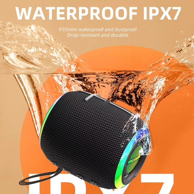 HOPESTAR P35 mini 10W Outdoor IPX7 Waterproof TWS Bluetooth Speaker(Blue) - free shipping - PMC TechLife - Order now!