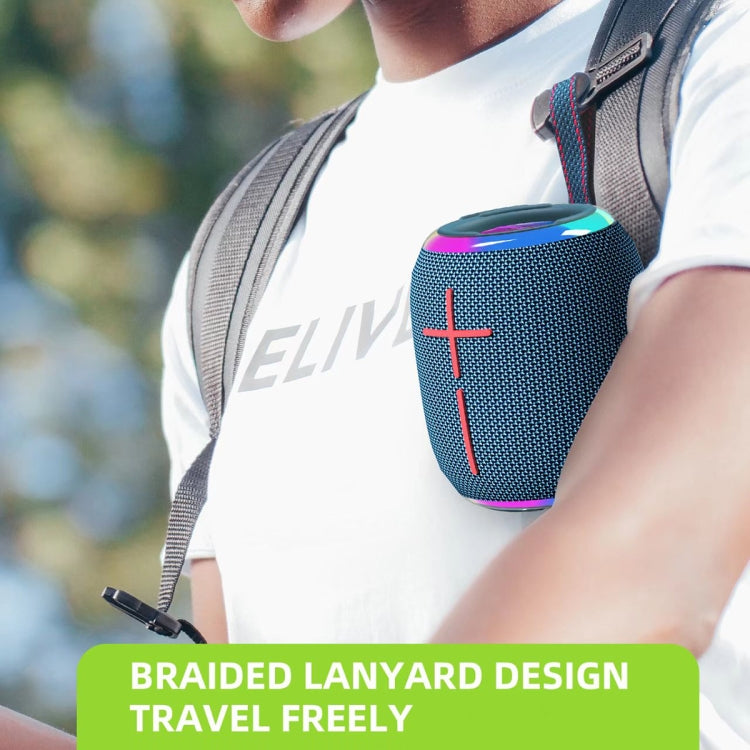 HOPESTAR P35 mini 10W Outdoor IPX7 Waterproof TWS Bluetooth Speaker(Grey) - Waterproof Speaker by HOPESTAR | Online Shopping South Africa | PMC TechLife | Buy Now Pay Later Mobicred