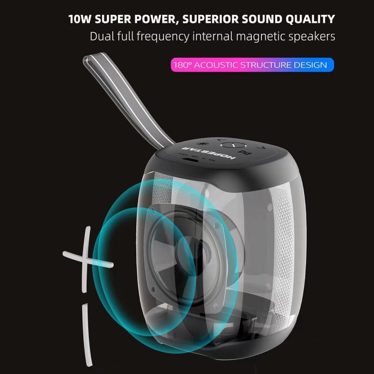 HOPESTAR P50 mini TWS Outdoor RGB Light IPX6 Waterproof Bluetooth Speaker(Blue) - Waterproof Speaker by HOPESTAR | Online Shopping South Africa | PMC TechLife | Buy Now Pay Later Mobicred