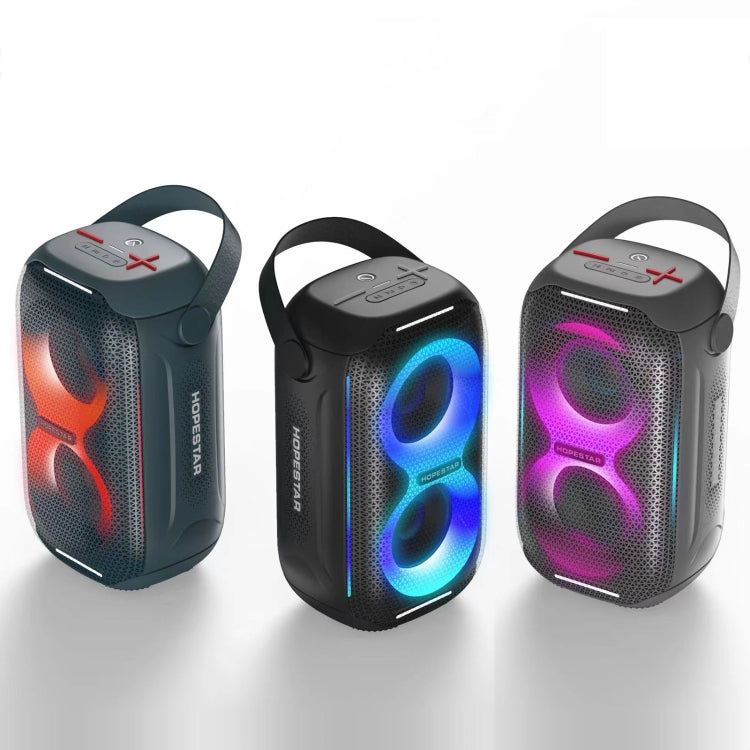 HOPESTAR Party200 mini Portable Tone Pulse RGB Light Bluetooth Speaker(Grey) - free shipping - PMC TechLife - Order now!