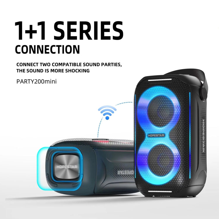 HOPESTAR Party200 mini Portable Tone Pulse RGB Light Bluetooth Speaker(Blue) - free shipping - PMC TechLife - Order now!
