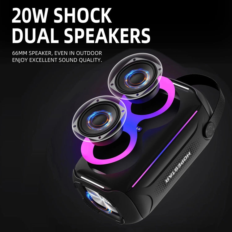 HOPESTAR Party200 mini Portable Tone Pulse RGB Light Bluetooth Speaker(Blue) - free shipping - PMC TechLife - Order now!