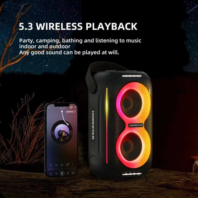 HOPESTAR Party200 mini Portable Tone Pulse RGB Light Bluetooth Speaker(Blue) - free shipping - PMC TechLife - Order now!