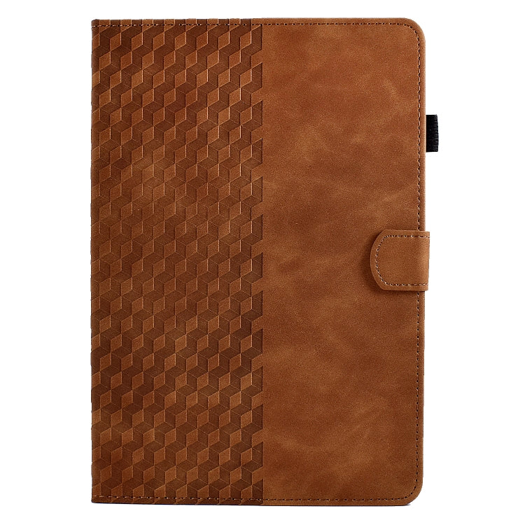 For Amazon Kindle PaperWhite 4 / 3 / 2 / 1 Rhombus Embossed Leather Tablet Case(Brown) - free shipping - PMC TechLife - Order now!