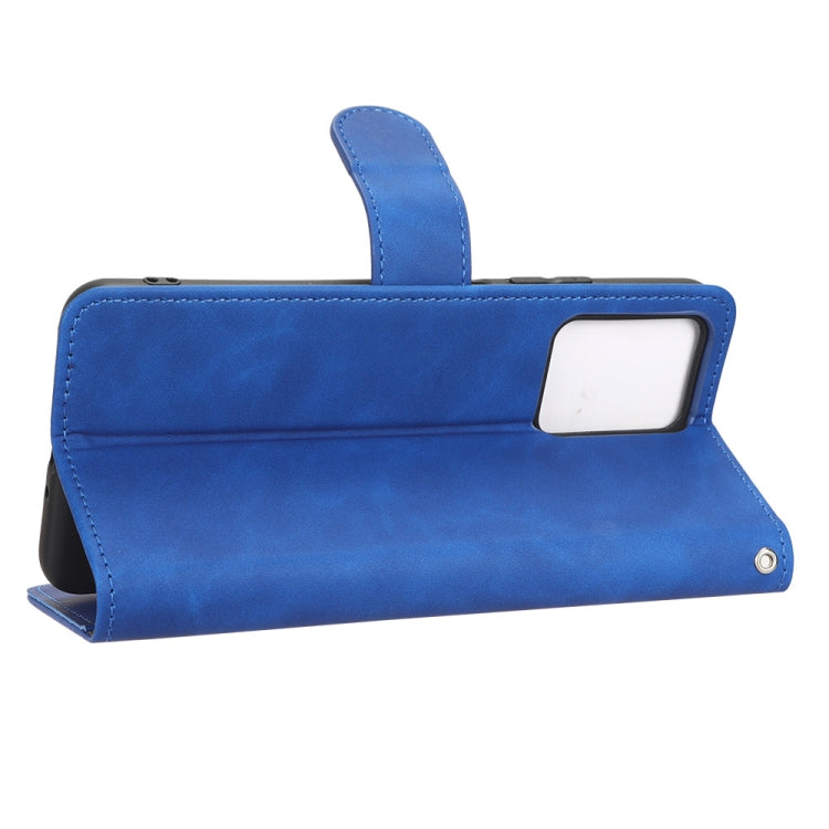 For Xiaomi Poco X5 5G / Redmi Note 12 5G Skin Feel Magnetic Flip Leather Phone Case(Blue) - free shipping - PMC TechLife - Order now!