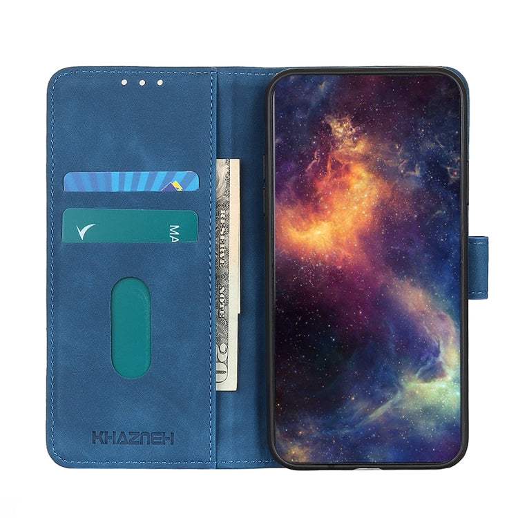 For Samsung Galaxy A24 4G KHAZNEH Retro Texture Flip Leather Phone Case(Blue) - free shipping - PMC TechLife - Order now!