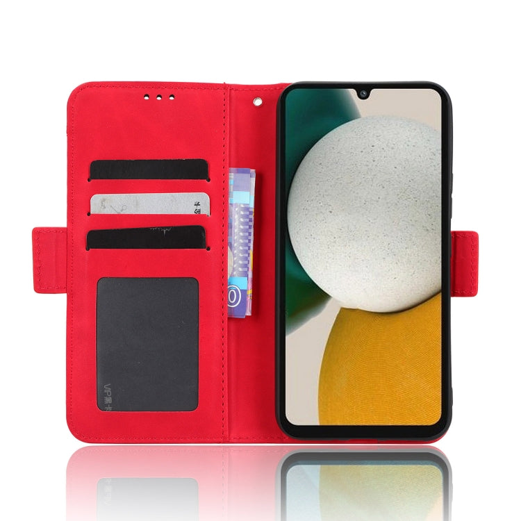 For Samsung Galaxy A34 5G Skin Feel Calf Texture Card Slots Leather Phone Case(Red) - free shipping - PMC TechLife - Order now!