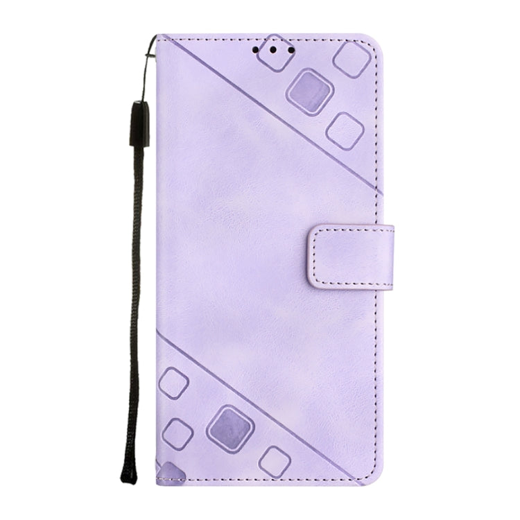 For Samsung Galaxy A13 Lite / A13 4G Skin-feel Embossed Leather Phone Case(Light Purple) - free shipping - PMC TechLife - Order now!