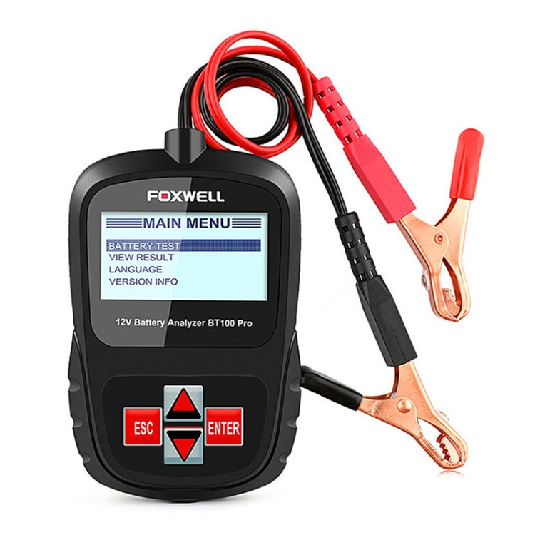 FOXWELL BT100Pro 12V Car Battery Detector Fault Diagnosis Tool - Code Readers & Scan Tools by PMC TechLife | Online Shopping South Africa | PMC TechLife