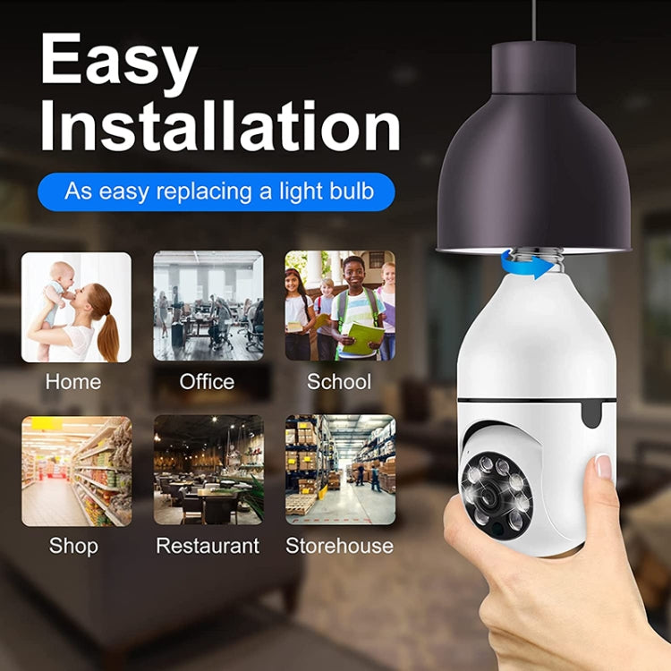 ESCAM 2.0MP 1080P Light Bulb WiFi Camera, Support IR Night Vision / Motion Detection / Two-way Voice - Light Bulb Camera by ESCAM | Online Shopping South Africa | PMC TechLife | Buy Now Pay Later Mobicred