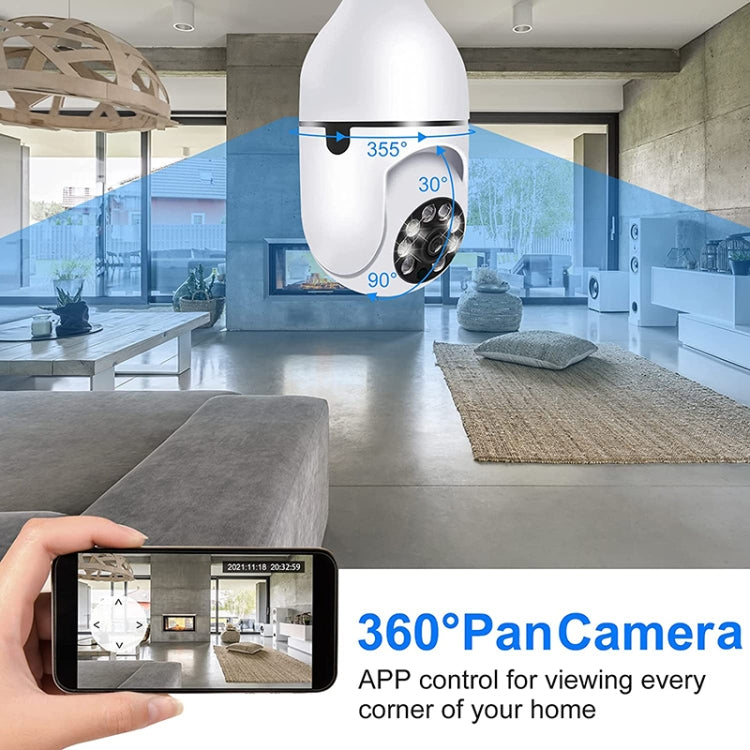ESCAM 2.0MP 1080P Light Bulb WiFi Camera, Support IR Night Vision / Motion Detection / Two-way Voice - Light Bulb Camera by ESCAM | Online Shopping South Africa | PMC TechLife | Buy Now Pay Later Mobicred