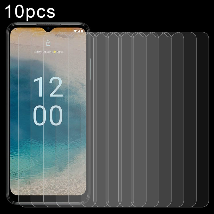 For Nokia G22 / C32 10 PCS 0.26mm 9H 2.5D Tempered Glass Film - free shipping - PMC TechLife - Order now!