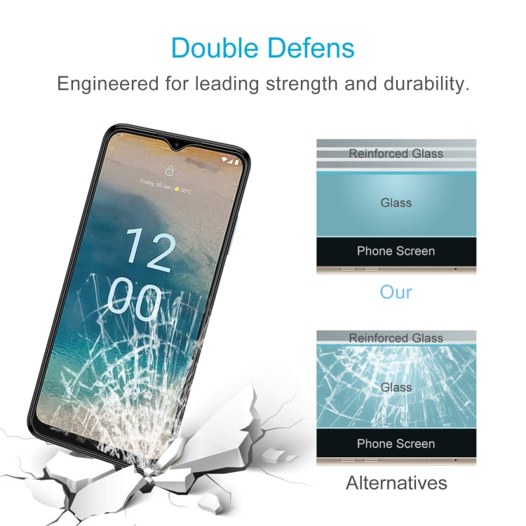For Nokia G22 / C32 10 PCS 0.26mm 9H 2.5D Tempered Glass Film - free shipping - PMC TechLife - Order now!
