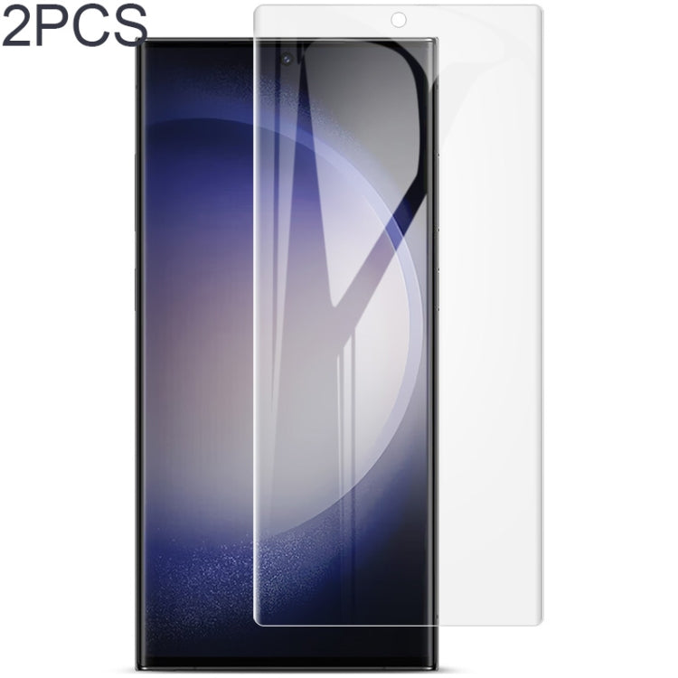 For Samsung Galaxy S23 Ultra 5G 2pcs IMAK Curved Full Screen Hydrogel Film Front Protector - Galaxy S23 Ultra 5G Tempered Glass by imak | Online Shopping South Africa | PMC TechLife | Buy Now Pay Later Mobicred
