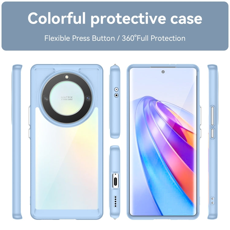 For Honor Magic5 Lite Colorful Series Acrylic + TPU Phone Case(Blue) - free shipping - PMC TechLife - Order now!