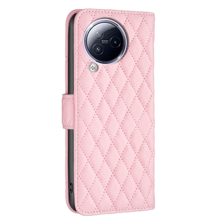 For Xiaomi Civi 3 5G Diamond Lattice Wallet Leather Flip Phone Case(Pink) - free shipping - PMC TechLife - Order now!