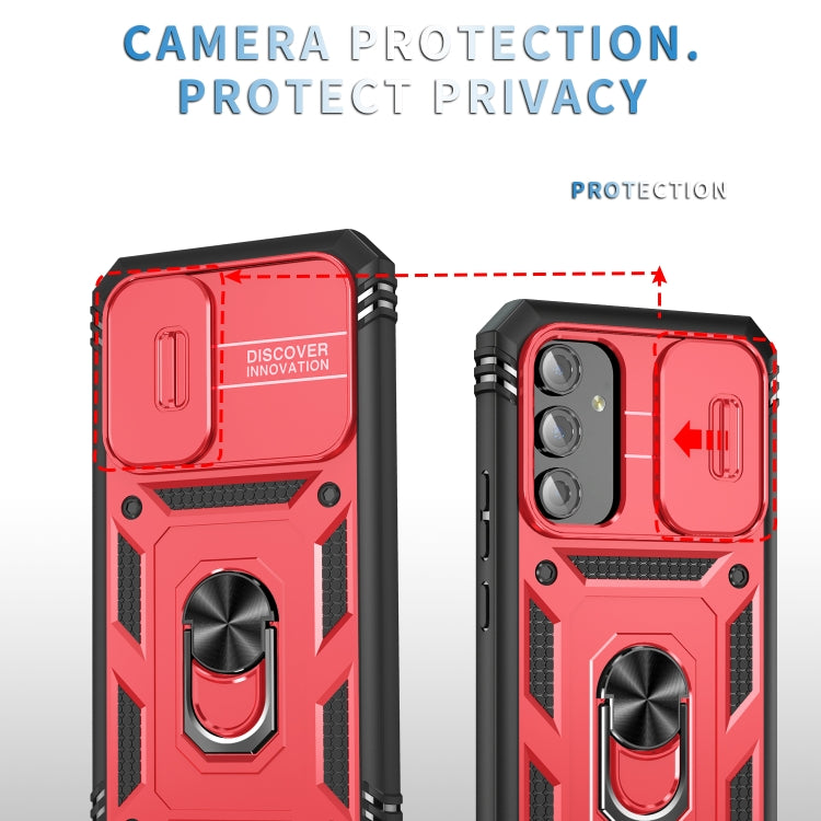 For Samsung Galaxy A54 5G Sliding Camshield TPU + PC Phone Case(Red+Black) - free shipping - PMC TechLife - Order now!