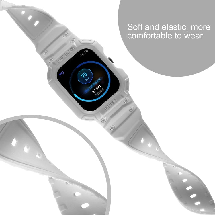 For Amazfit GTS 4 / 3 / 2 / 1 Universal Integrated Silicone Watch Band(Light Gray) - Watch Bands by PMC TechLife | Online Shopping South Africa | PMC TechLife | Buy Now Pay Later Mobicred