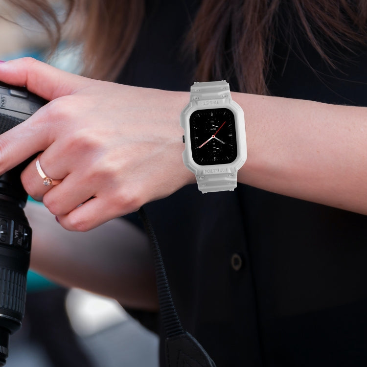 For Amazfit GTS 4 / 3 / 2 / 1 Universal Integrated Silicone Watch Band(Light Gray) - Watch Bands by PMC TechLife | Online Shopping South Africa | PMC TechLife | Buy Now Pay Later Mobicred