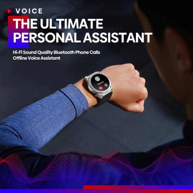 Zeblaze Vibe 7 Pro 1.43 inch Round Screen HD Smart Watch Support Voice Call / Health Monitoring(Black) - free shipping - PMC TechLife - Order now!