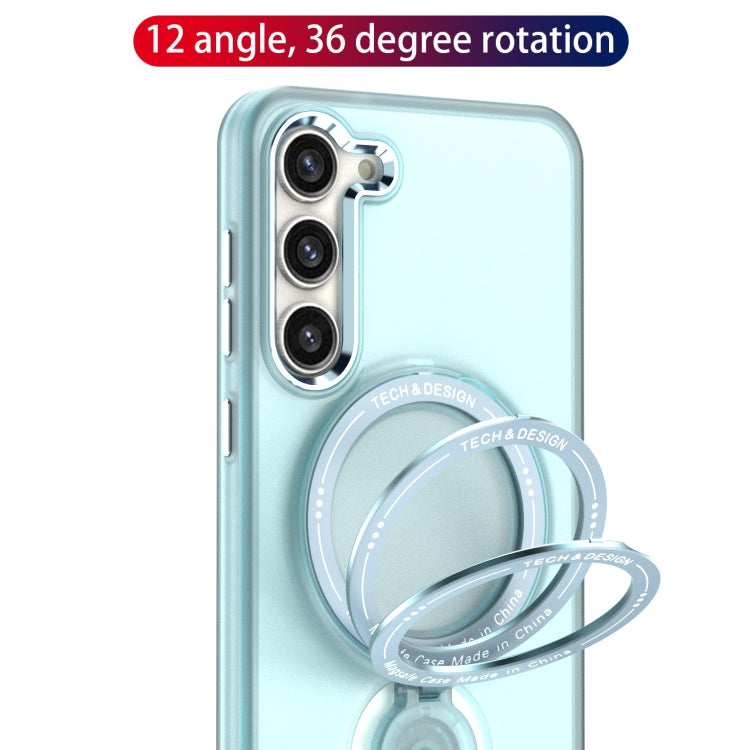 For Samsung Galaxy S22+ 5G 360 Degree Rotation Holder MagSafe Magnetic Phone Case(Purple) - free shipping - PMC TechLife - Order now!
