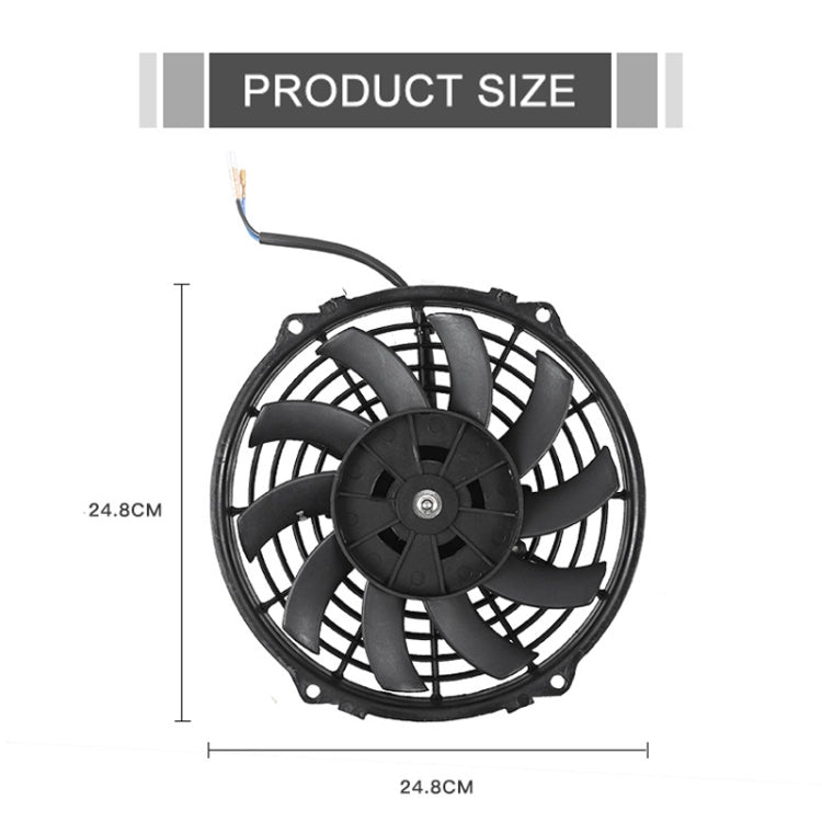 9 inch 12V 80W Car Powerful Transmission Oil Cooling Fan with Mounting Accessorie - free shipping - PMC TechLife - Order now!