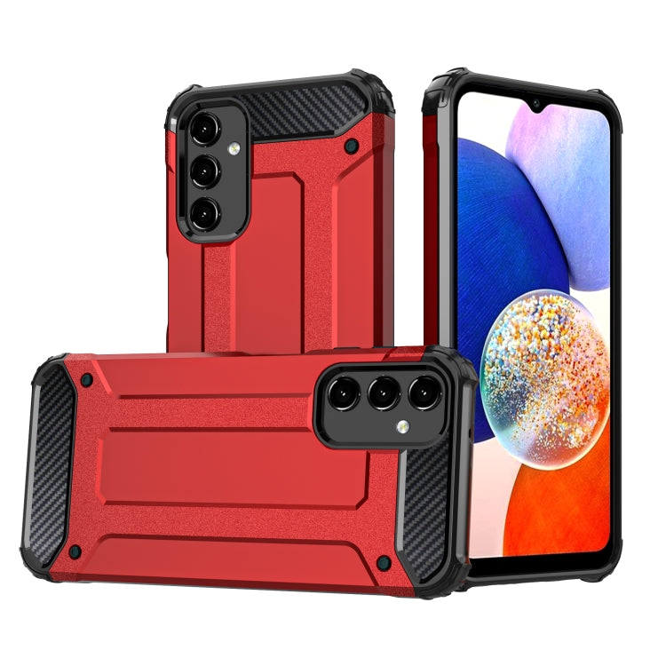 For Samsung Galaxy A14 5G Magic Armor TPU Hard PC Phone Case(Red) - free shipping - PMC TechLife - Order now!