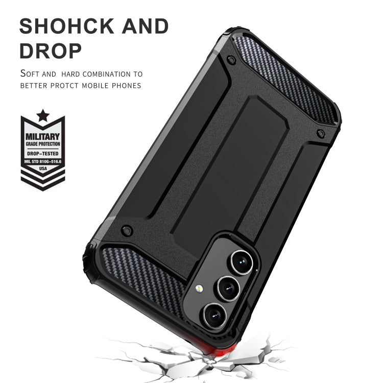 For Samsung Galaxy A54 5G Magic Armor TPU Hard PC Phone Case(Navy Blue) - free shipping - PMC TechLife - Order now!