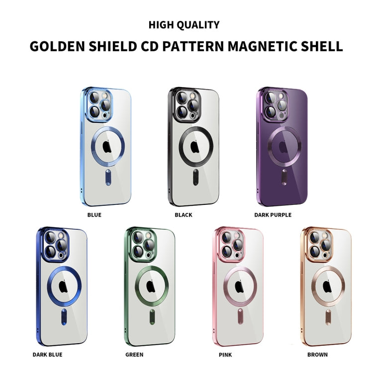 For iPhone 11 CD Texture Plating TPU MagSafe Phone Case with Lens Film(Black) - free shipping - PMC TechLife - Order now!