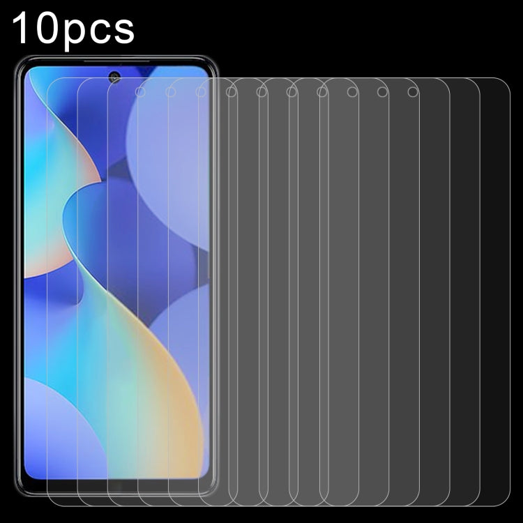 For Tecno Spark 10 Pro 10pcs 0.26mm 9H 2.5D Tempered Glass Film - free shipping - PMC TechLife - Order now!