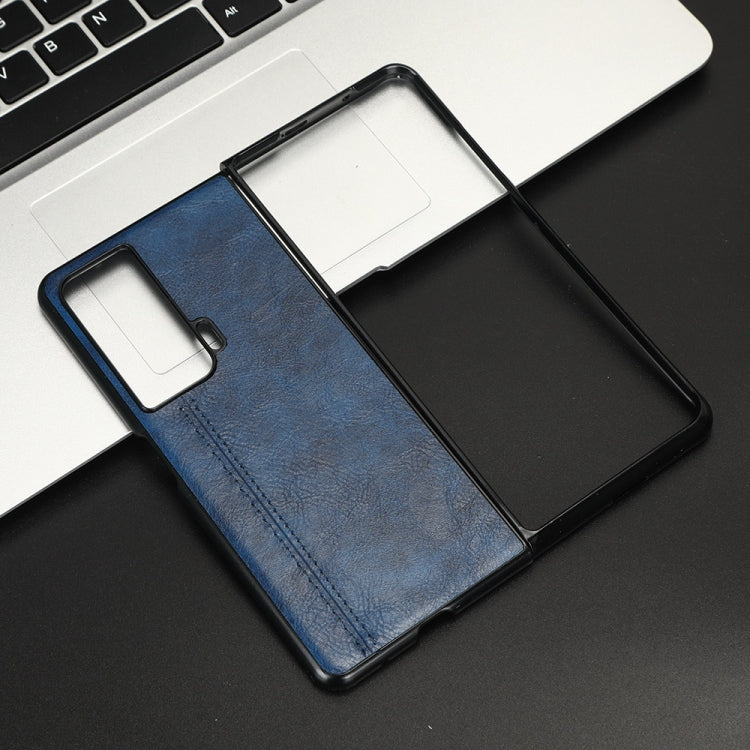 For Honor Magic Vs Sewing Cow Pattern Skin PC + PU + TPU Phone Case(Blue) - free shipping - PMC TechLife - Order now!