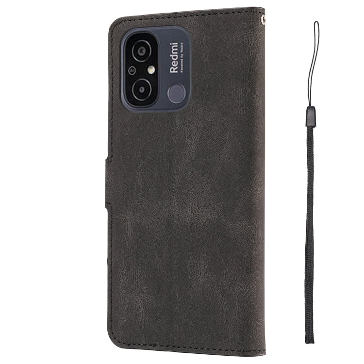 For Xiaomi Redmi 12C / Poco C55 Fantasy Skin-feel Calfskin Texture Leather Phone Case(Black) - free shipping - PMC TechLife - Order now!