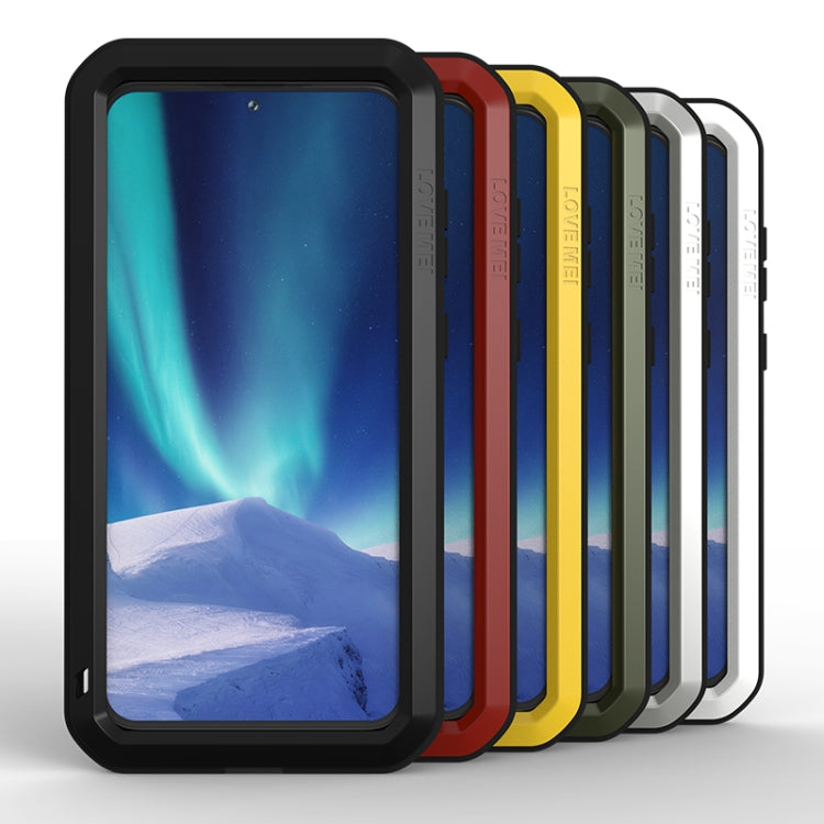 For Samsung Galaxy S23+ 5G LOVE MEI Metal Shockproof Life Waterproof Dustproof Phone Case(Army Green) - Galaxy S23+ 5G Cases by LOVE MEI | Online Shopping South Africa | PMC TechLife | Buy Now Pay Later Mobicred