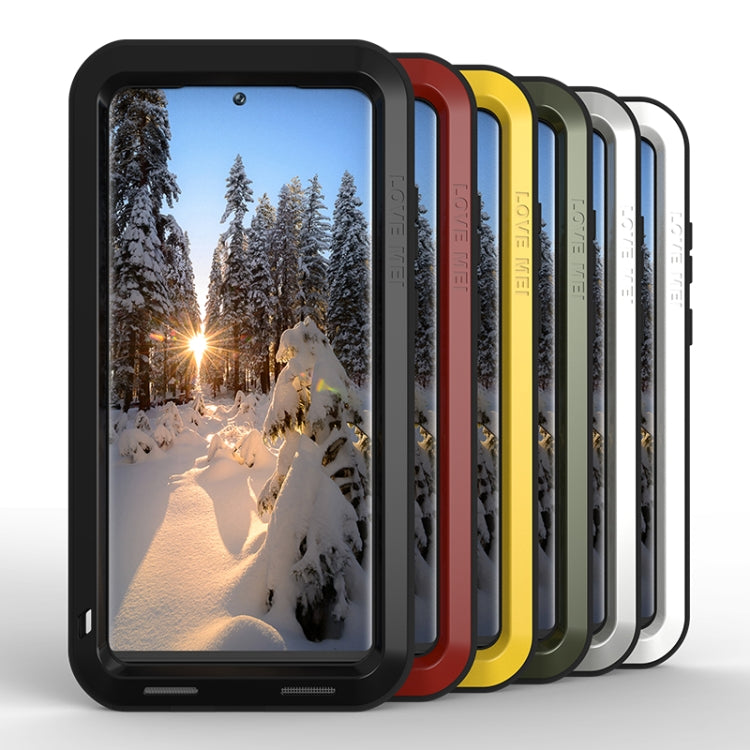 For Samsung Galaxy S23 Ultra 5G LOVE MEI Metal Shockproof Life Waterproof Dustproof Phone Case(Black) - Galaxy S23 Ultra 5G Cases by LOVE MEI | Online Shopping South Africa | PMC TechLife | Buy Now Pay Later Mobicred