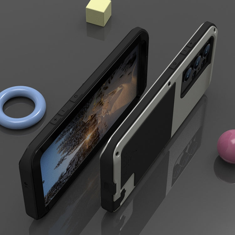 For Samsung Galaxy S23 Ultra 5G LOVE MEI Metal Shockproof Life Waterproof Dustproof Phone Case(Army Green) - Galaxy S23 Ultra 5G Cases by LOVE MEI | Online Shopping South Africa | PMC TechLife | Buy Now Pay Later Mobicred