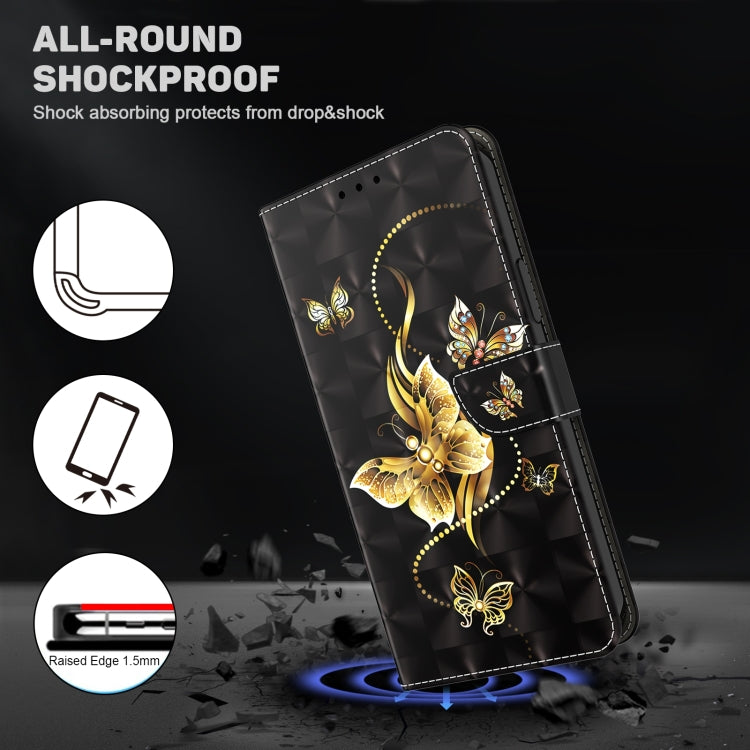 For Samsung Galaxy A24 4G 3D Painted Leather Phone Case(Golden Swallow Butterfly) - free shipping - PMC TechLife - Order now!