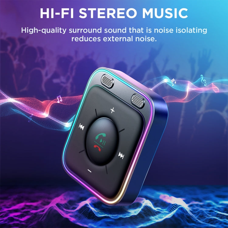 JOYROOM JR-CB3 Bluetooth 5.3 Car Wireless Receiver(Black) - free shipping - PMC TechLife - Order now!