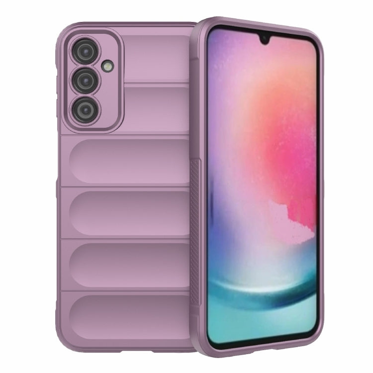 For Samsung Galaxy A24 5G / A24 4G Magic Shield TPU + Flannel Phone Case(Purple) - free shipping - PMC TechLife - Order now!