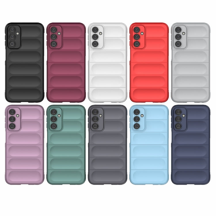 For Samsung Galaxy A24 5G / A24 4G Magic Shield TPU + Flannel Phone Case(Wine Red) - free shipping - PMC TechLife - Order now!