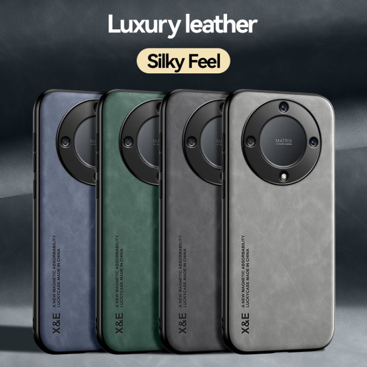 For Honor X9a Lamba Skin Feel Magnetic Leather Phone Case(Green) - free shipping - PMC TechLife - Order now!