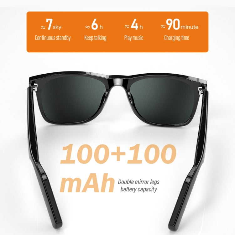 E10-C Binaural Call Smart Bluetooth Glasses Earphone(Polarized Sunglasses) - Bluetooth Earphone by PMC TechLife | Online Shopping South Africa | PMC TechLife
