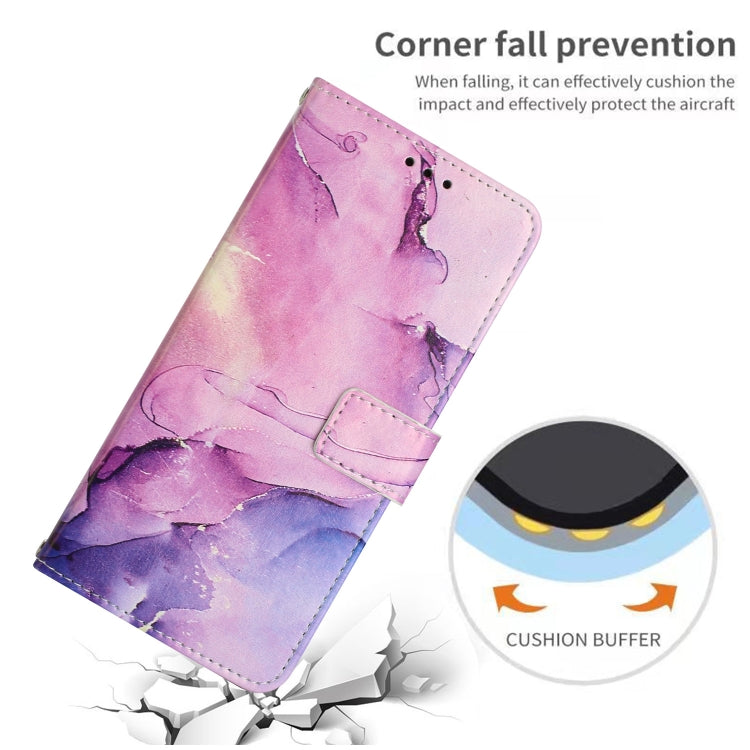 For Motorola Moto G53 5G/G13 4G/G23 4G Painted Marble Pattern Leather Phone Case(Purple) - free shipping - PMC TechLife - Order now!
