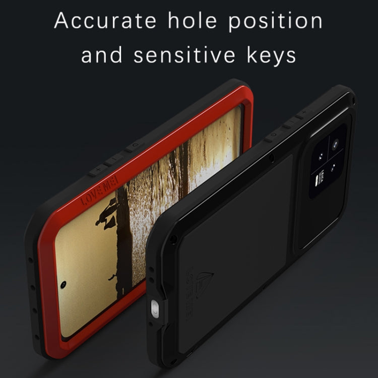 For Xiaomi 13 LOVE MEI Metal Shockproof Life Waterproof Dustproof Phone Case(Silver) - free shipping - PMC TechLife - Order now!