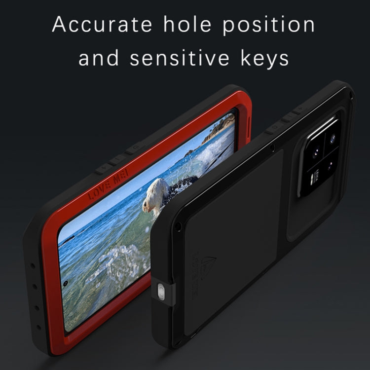 For Xiaomi 13 Pro LOVE MEI Metal Shockproof Life Waterproof Dustproof Phone Case(Black) - free shipping - PMC TechLife - Order now!
