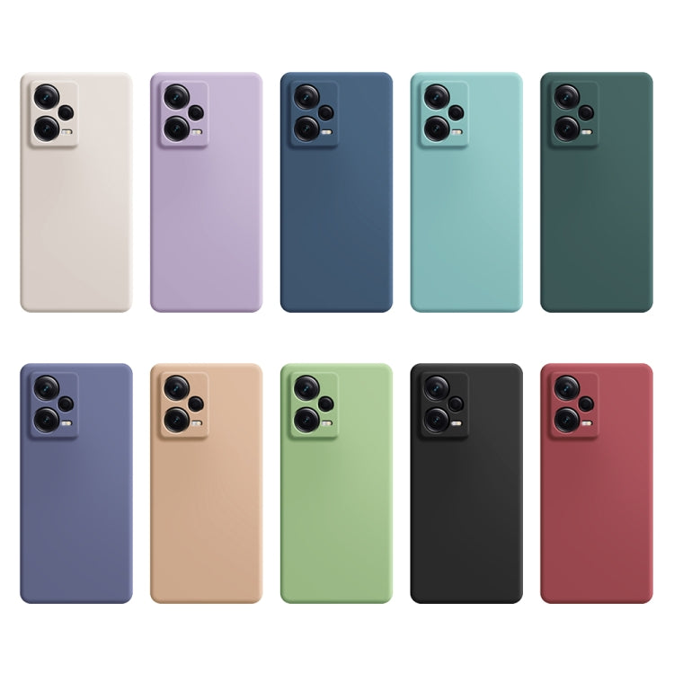For Xiaomi Redmi Note 12 5G Global Imitation Liquid Silicone Phone Case(Matcha Green) - free shipping - PMC TechLife - Order now!